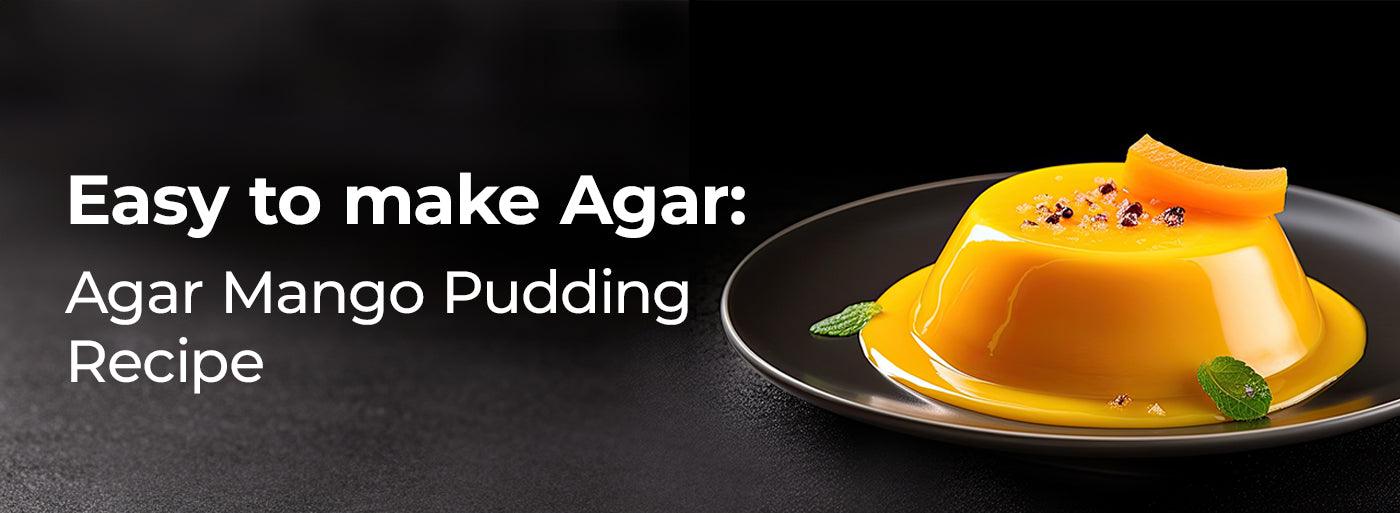 Easy to make Agar-Agar Mango Pudding Recipe - MeronKart