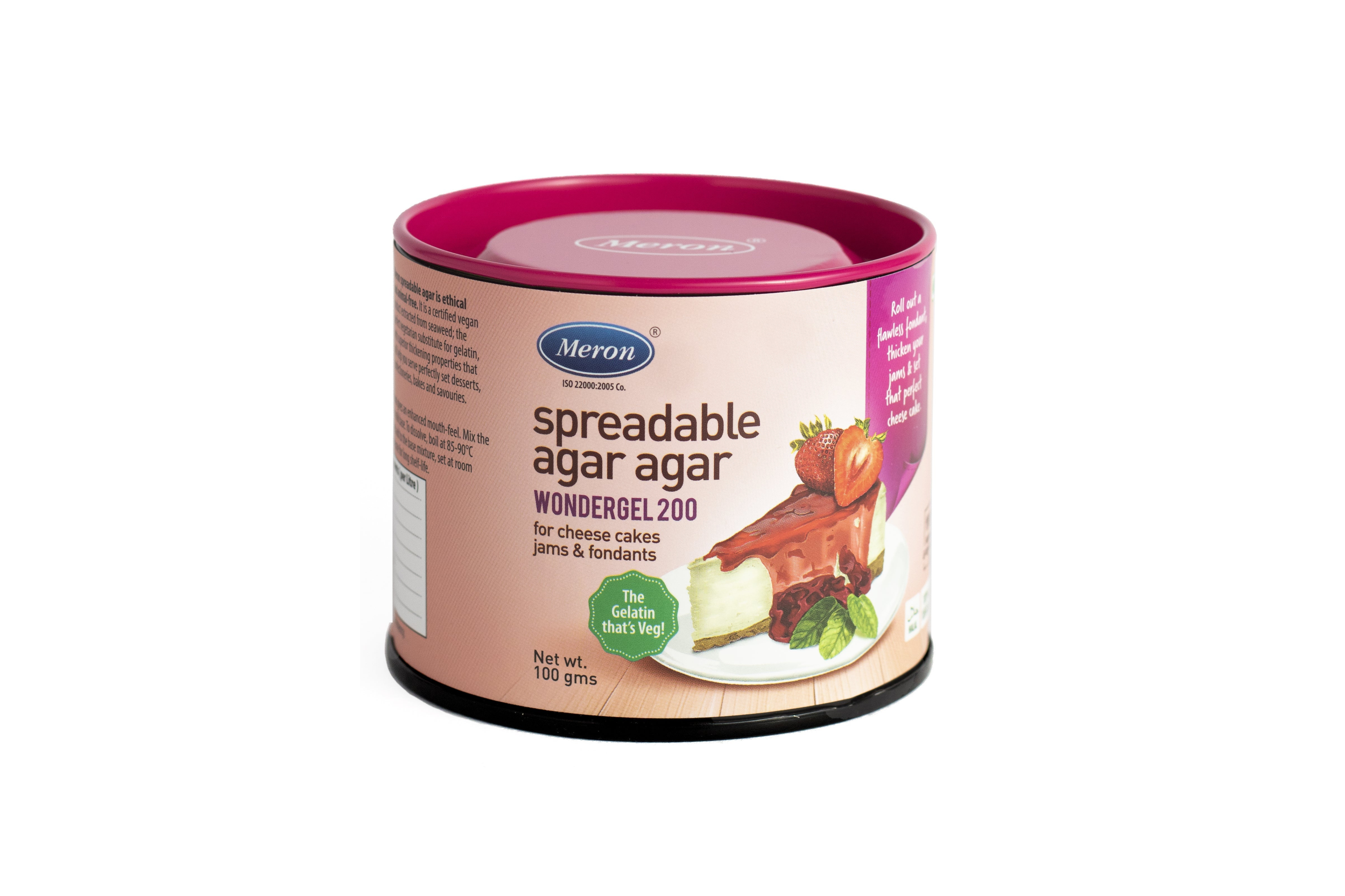 Spreadable Agar Agar - Wonder Gel 200 - 100 gm