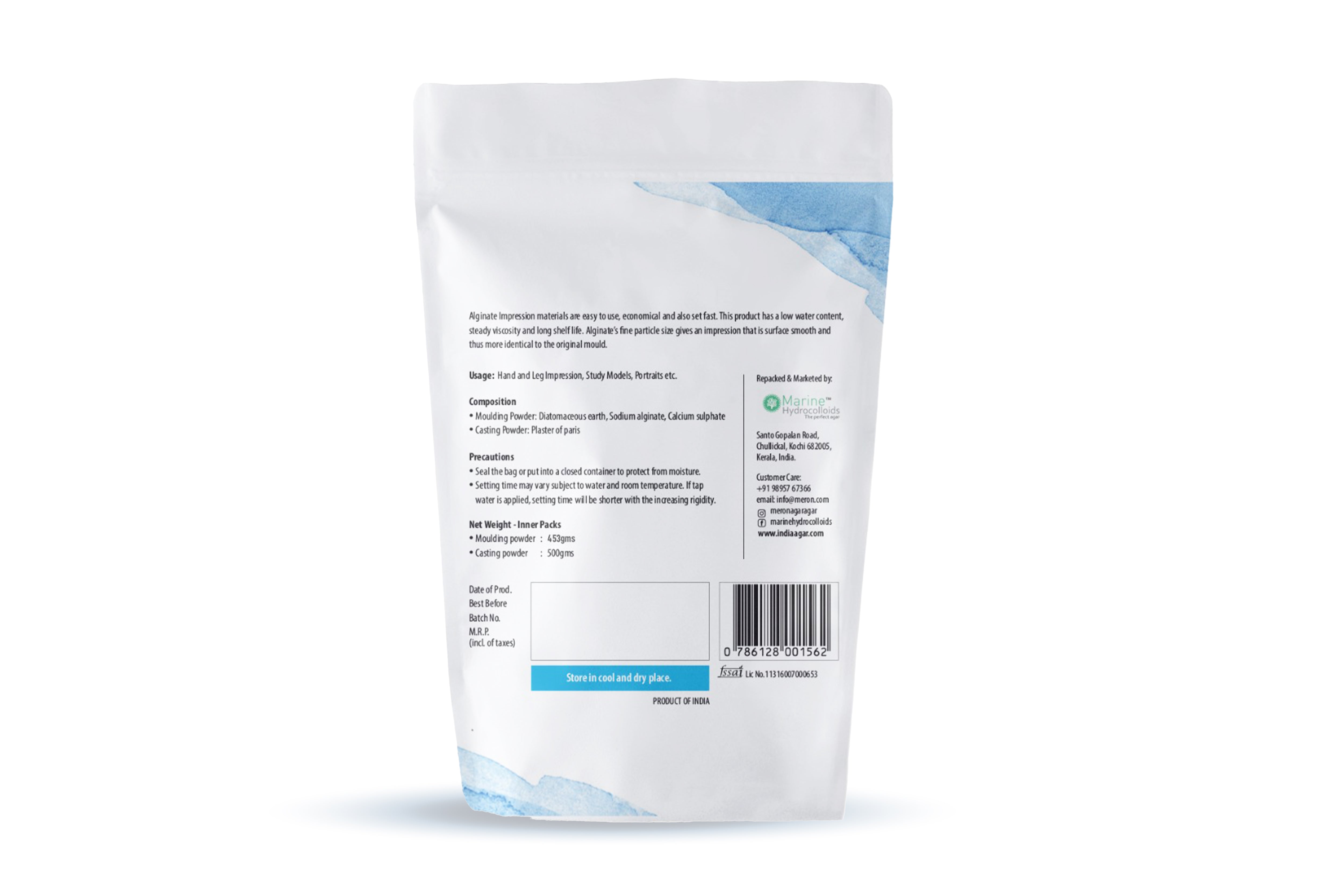 Wondercast Impression Grade Alginate - 953 gm