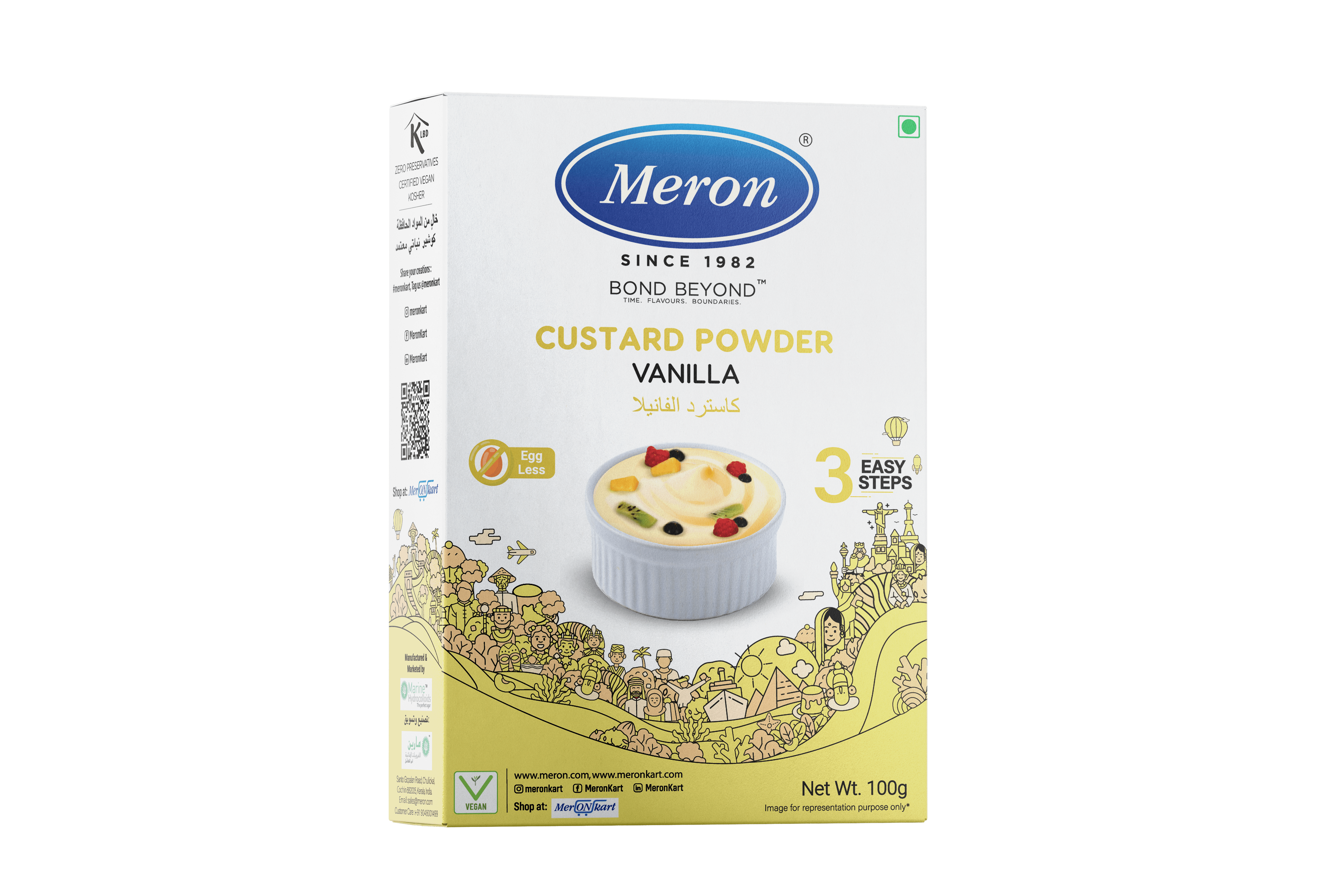 Custard Powder Vanilla - 100 gm - MeronKart