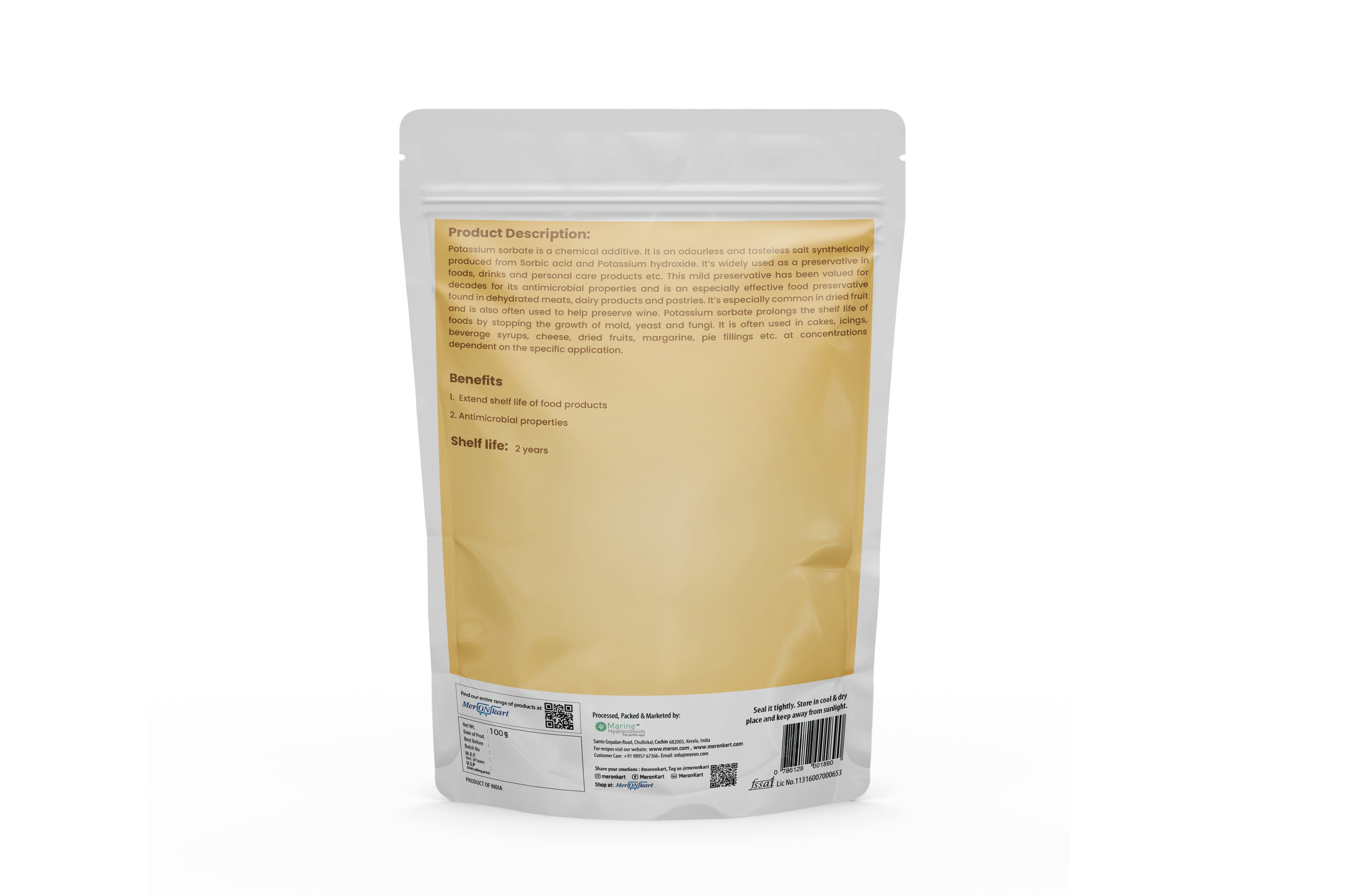 Potassium Sorbate - 100 gm