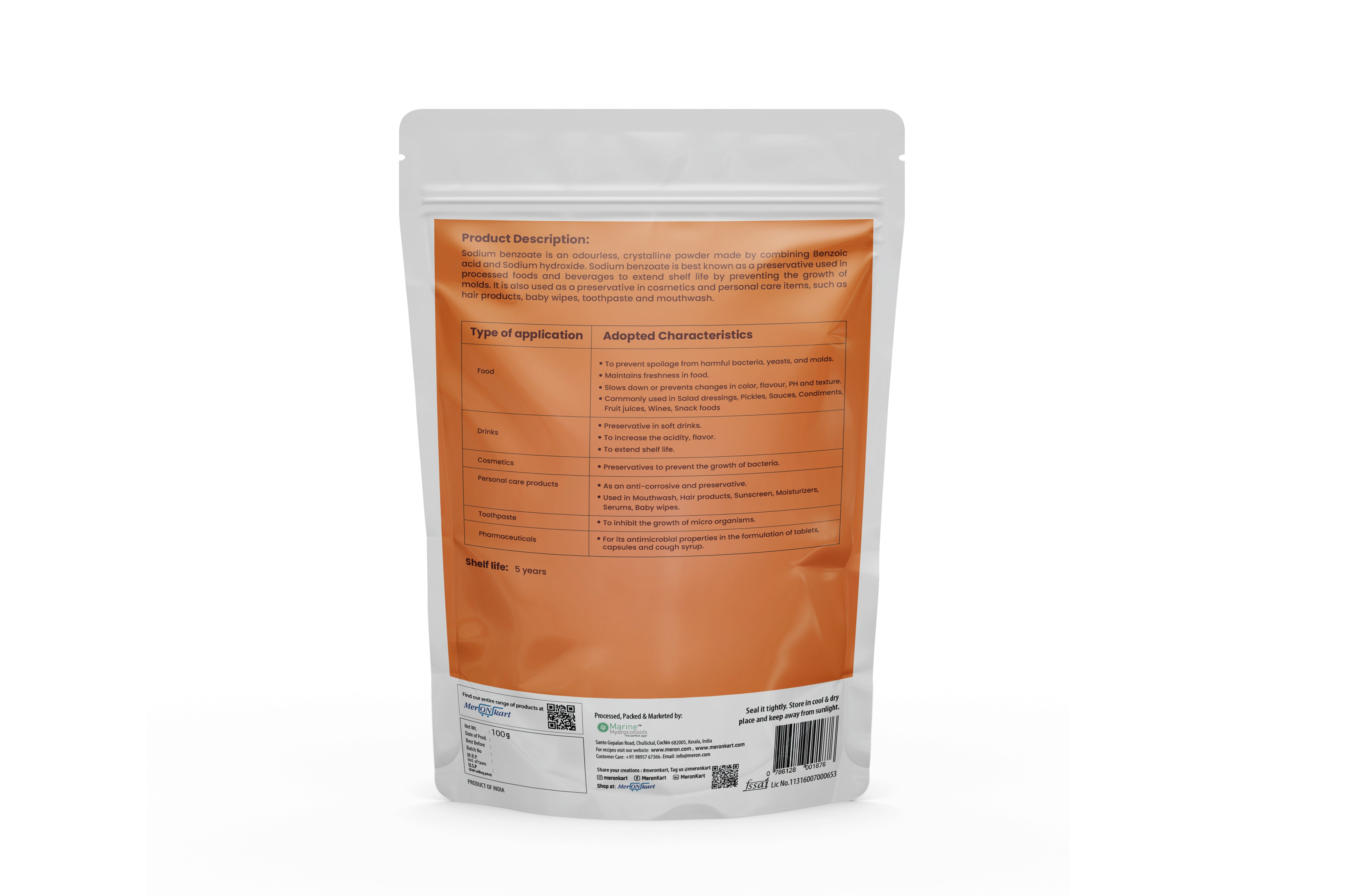 Sodium Benzoate - 100 gm