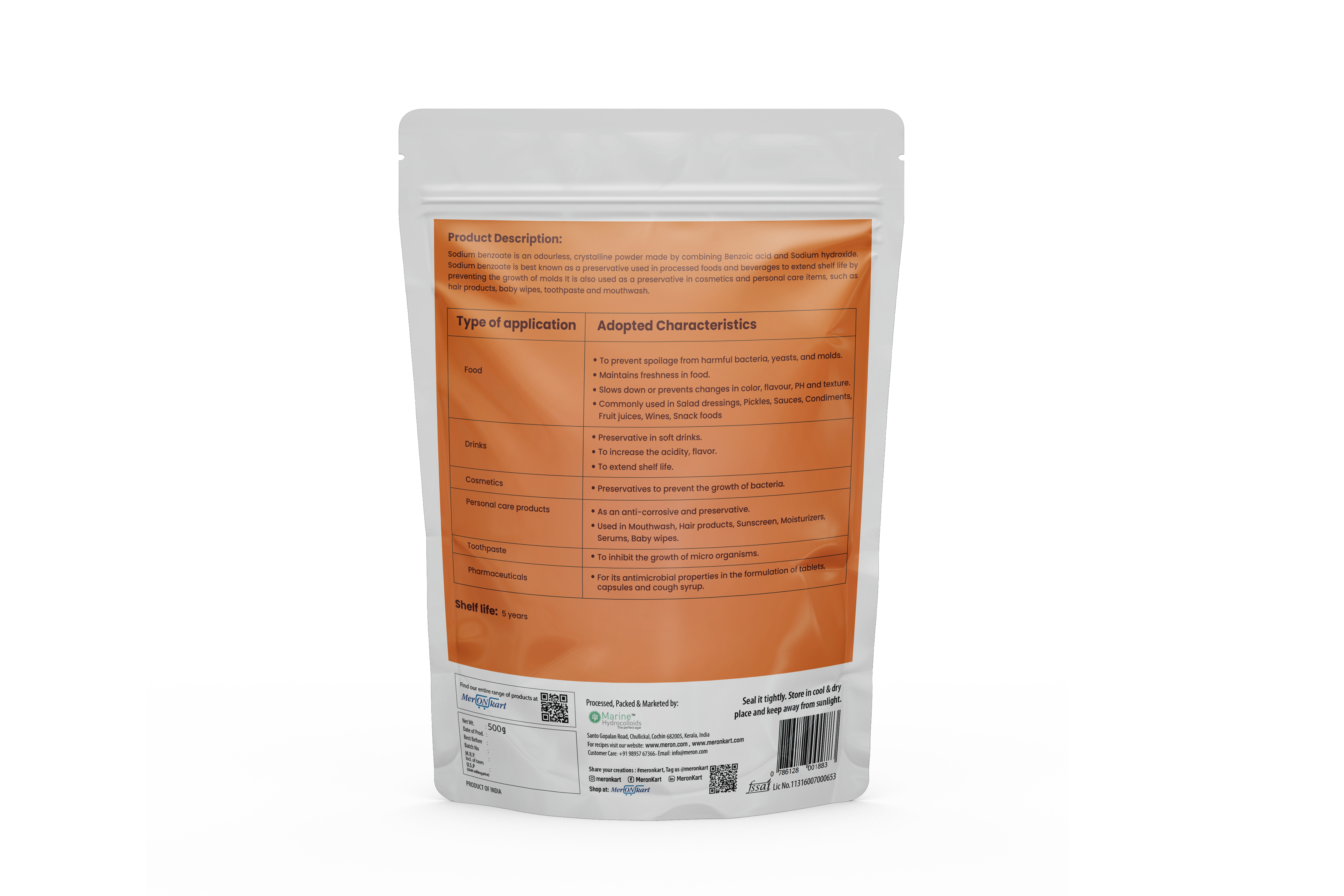 Sodium Benzoate - 500 gm